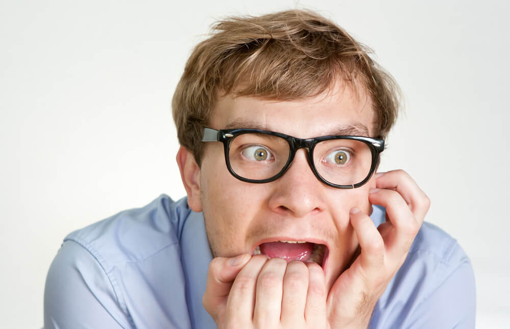 Nervous man