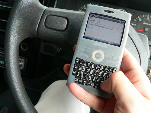 Texting while driving